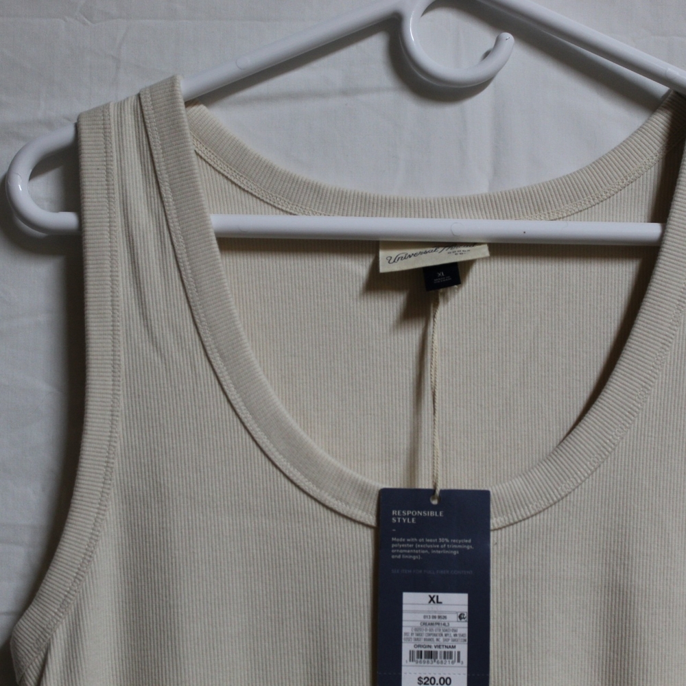 Universal Thread Cream Sleeveless Maxi Dress
